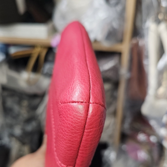 **SOLD** New Coach Red Leather Swing Back Crossbody NWT - Picture 5 of 9